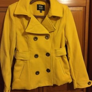 Yellow Pea Coat
